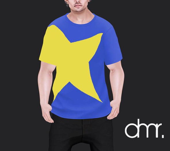 [DR] Shirt Star Style Blue