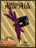 *Goddess* Druscilla Mesh Mask Bat Blue