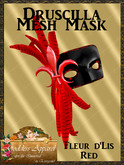 *Goddess* Druscilla Mesh Mask Bat Blue