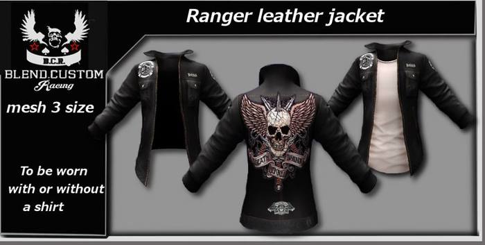 B.C.R. Ranger Leather Jacket 