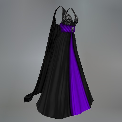 Purple Vampire Mesh Dress box