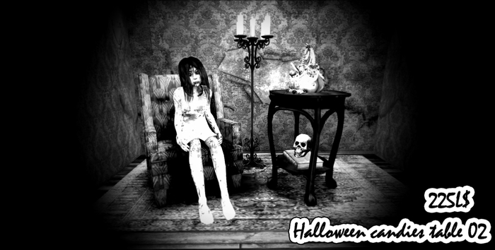 Box Halloween candies table  02