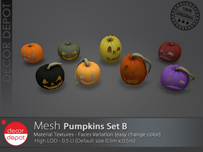 [DD] - FULL PERM  Set Calabazas B