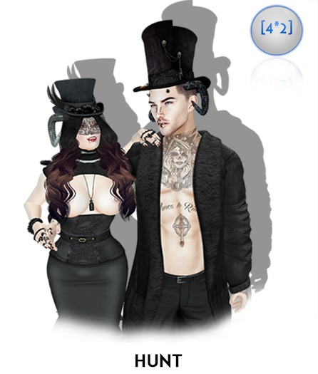 [4*2] Couple pose - Hunt