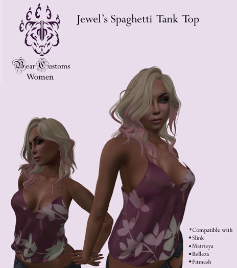 Bear Customs Jewel's Spaghetti Top