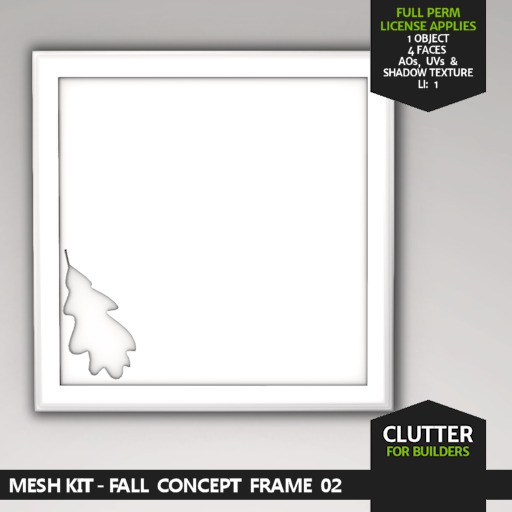 CLUTTER - Mesh Kit - Fall Concept Frame 02