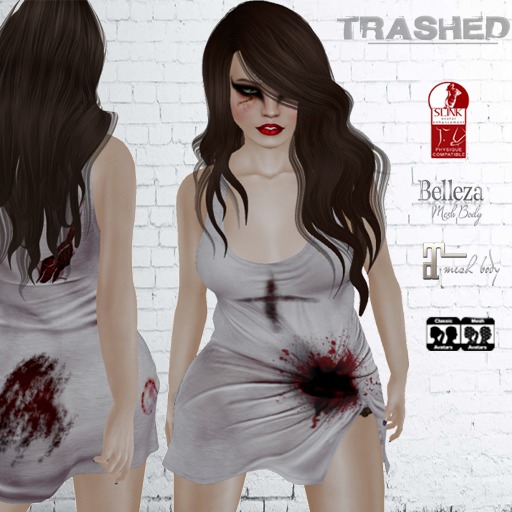 <T>undead dress_Blue