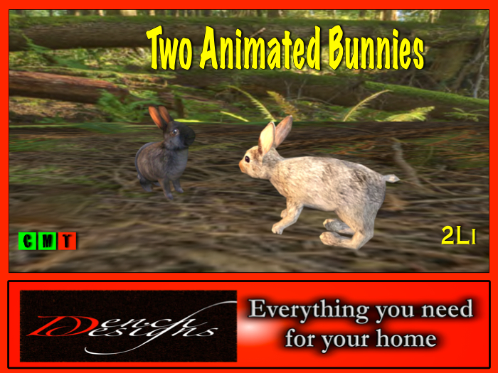 *Dench Designs* Two Bunnies