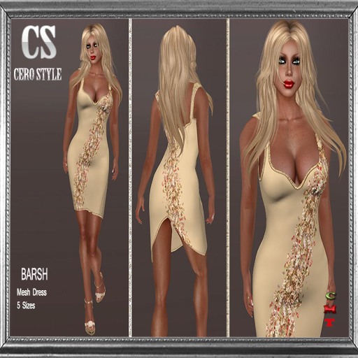 CERO STYLE Barsh Dress Cream