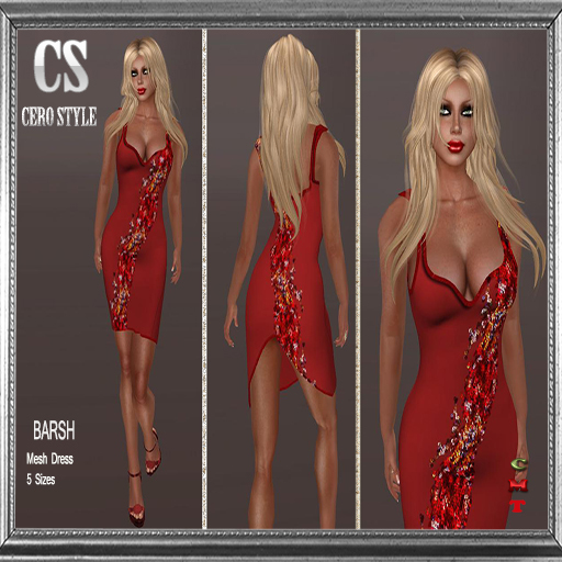 CERO STYLE Barsh Dress Red