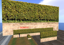 Awesome Block Wall and Hedge, Bush, Fence Privacy Screen Builders Kit 9145
