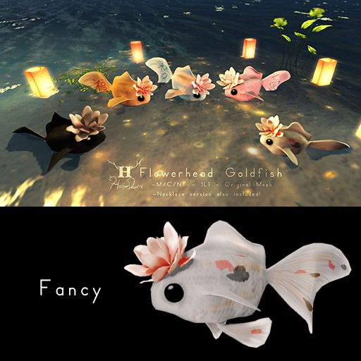 +Half-Deer+ Flowerhead Goldfish [Love]