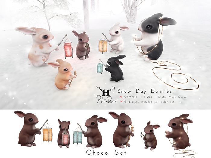 +Half-Deer+ Snow Day Bunnies [SnowHoney]