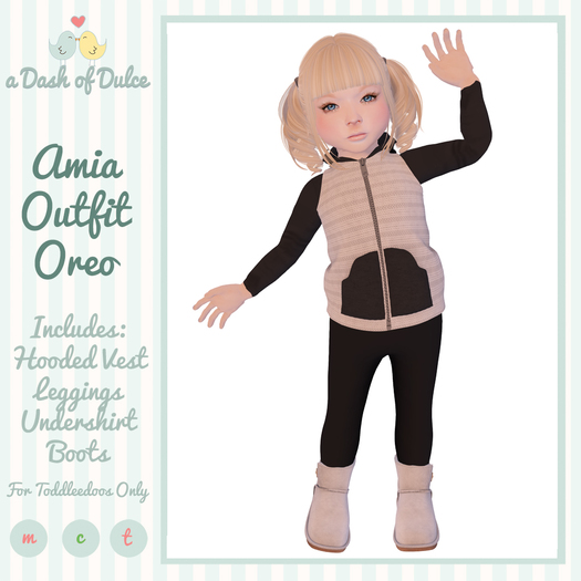 -DD- Amia Outfit Oreo