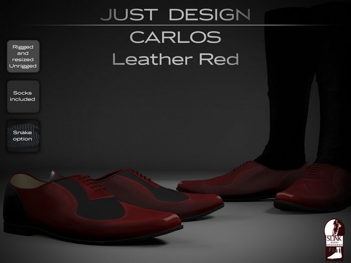 JD - Carlos Leather Red