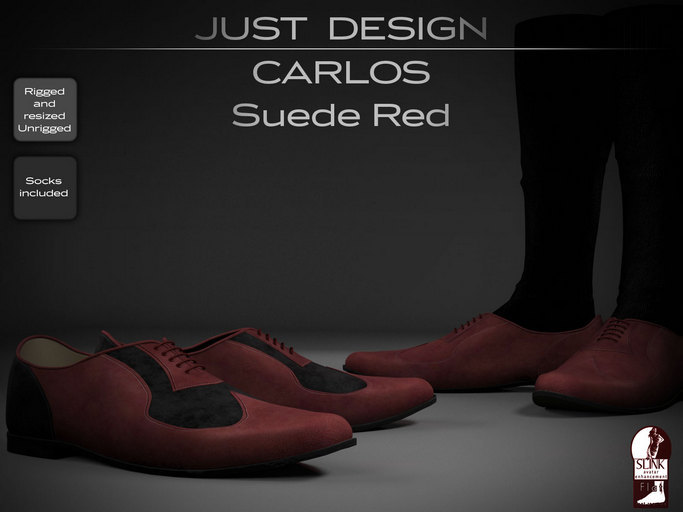 JD - Carlos Suede Red