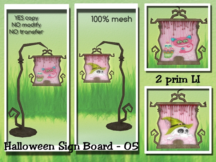 HALLOWEEN SIGN BOARD - 05