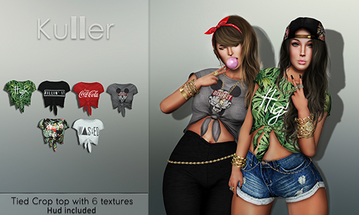 [Kuller] Tied Crop Top