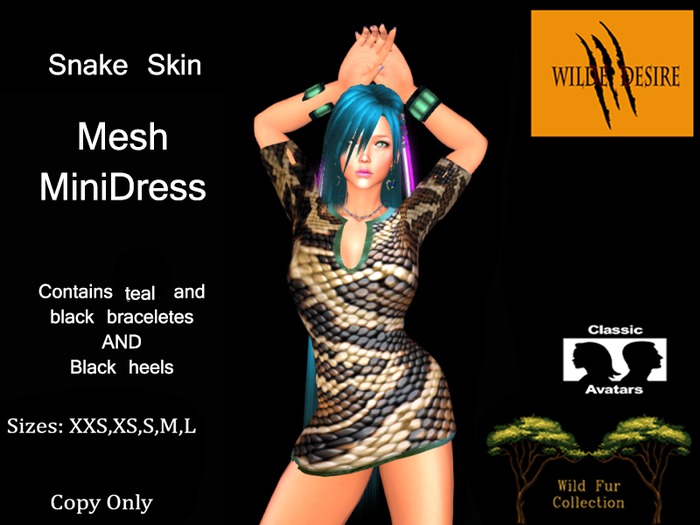Snake MiniDress Outfit