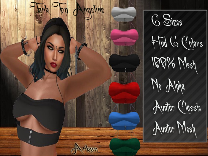 .::Arkan::. Tank Top Angeline 6 Colors