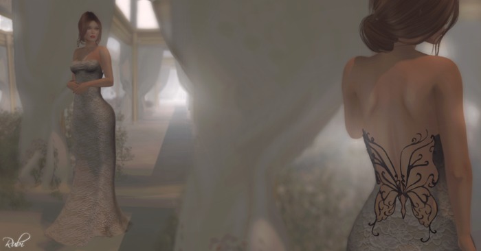 M&M-BUTTERFLY DRESS MESH HUD
