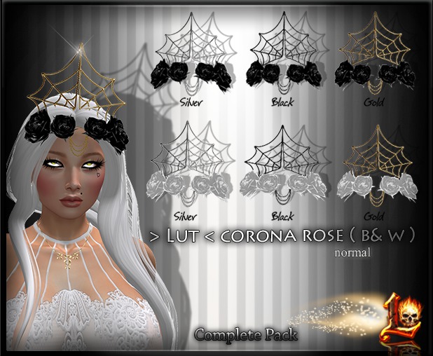 > LUT < CORONA ROSE ( B & W)