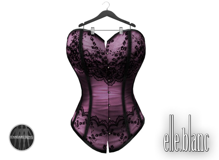 ElleBlanc Corset Lavender Lace