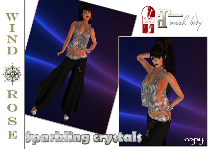*WR* Sparkling Cristals outfit (Maitreya autohide)