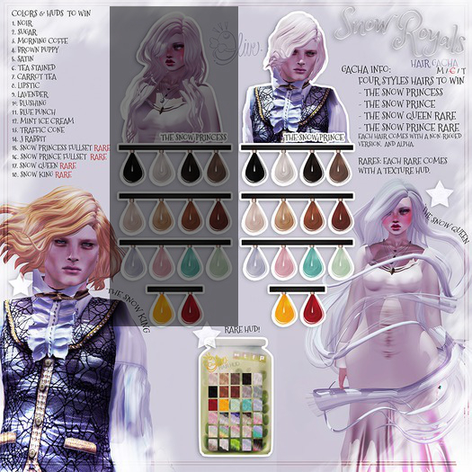 .Olive. the Snow King Hair - RARE 
