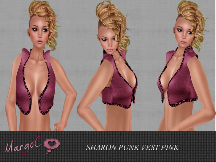 DEMO SHARON PUNK VEST PINK - MargoC