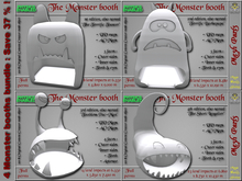 Monster booth bundle - 4 FULL PERMS Meshes