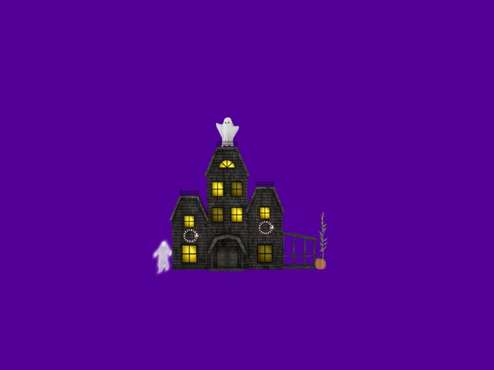 DD Small halloween House
