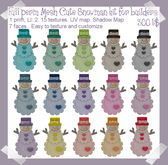 Full Perm MESH Cute Snowman kit for builders