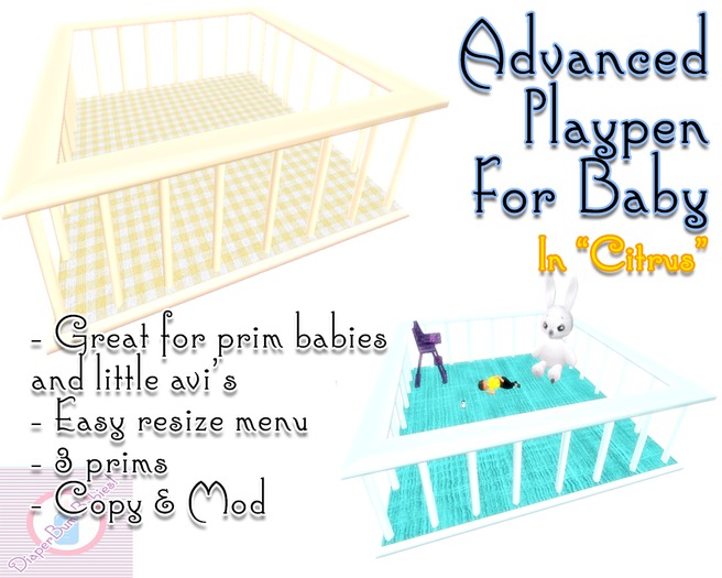 .:SALE:. "Citrus" Advanced Playpen For Baby