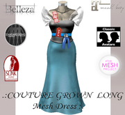 .:COUTURE GROWN LONG Mesh Dress :. JX 4