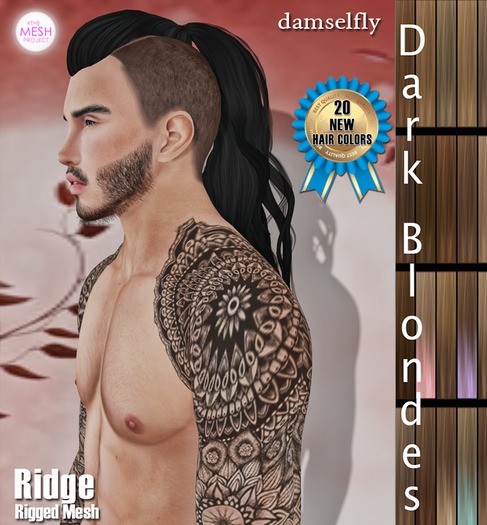 **DD**Damselfly Ridge Rigged Mesh Dark Blondes