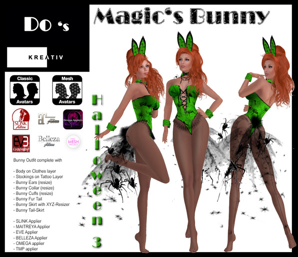 .:Do's:. Magic's Bunny HALLOWEEN 3