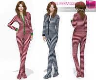 CLASSIC RIG 5 SIZES | Full Perm Mesh Women's Footed Onesie