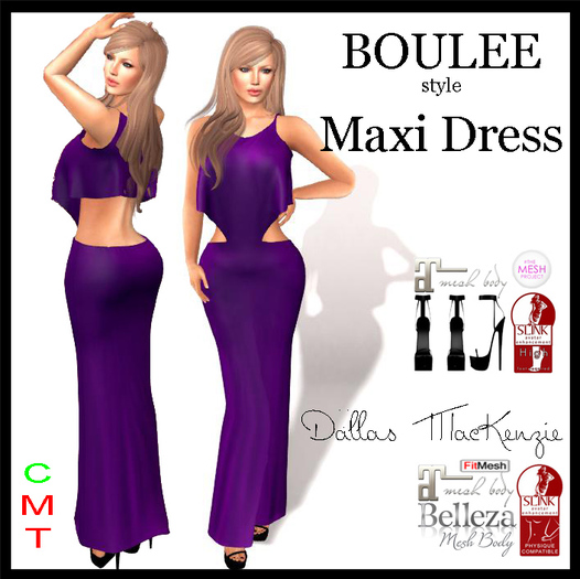 .::DM::. BOULEE Maxi Dress  - TEAL