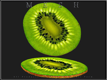 T-3D Creations [ Slice of Kiwi ] Micro MESH - Full Perm