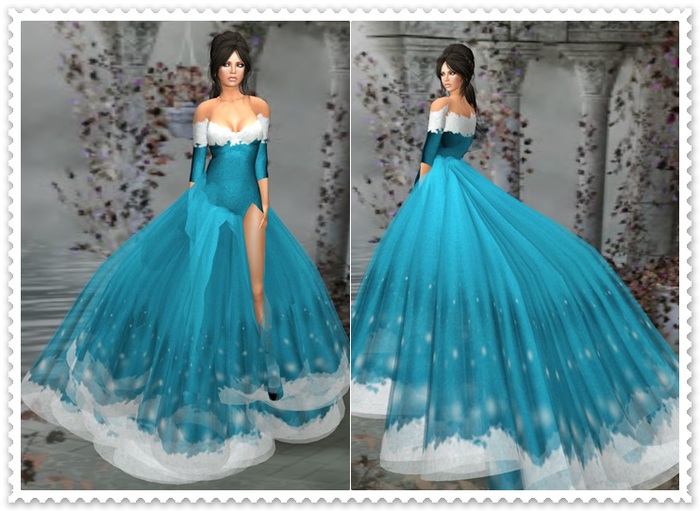 Evening Dress Silvia Blue