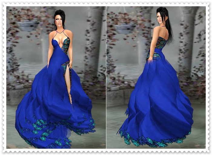 Evening Dress Alicia Blue