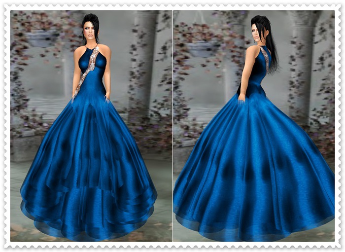 Evening Dress Alison Blue