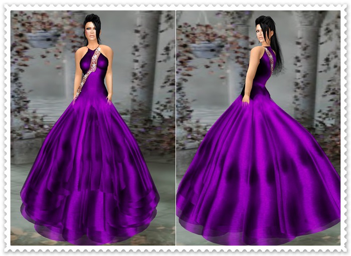 Evening Dress Alison Fuchsia