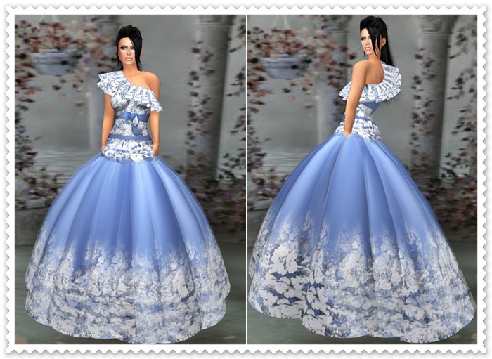 Evening Cocktail Dress Dustina Blue