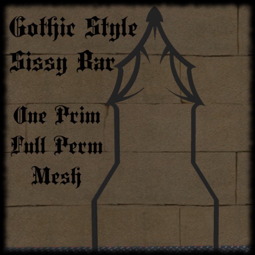 GOTHIC STYLE SISSY BAR