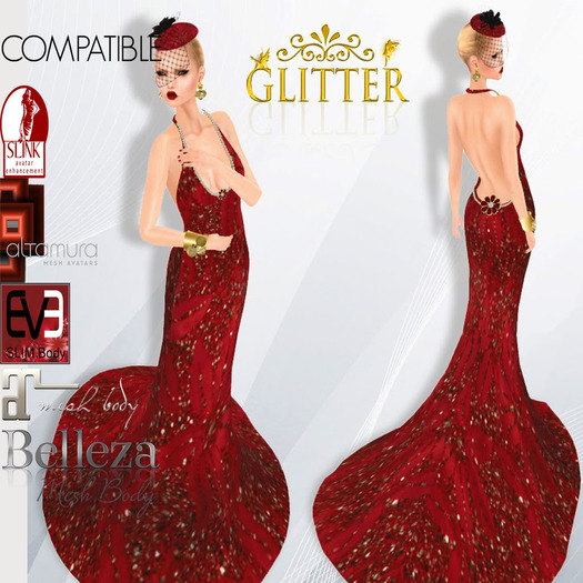 open lace back dress Jovani 06614 - Long Mermaid Dress