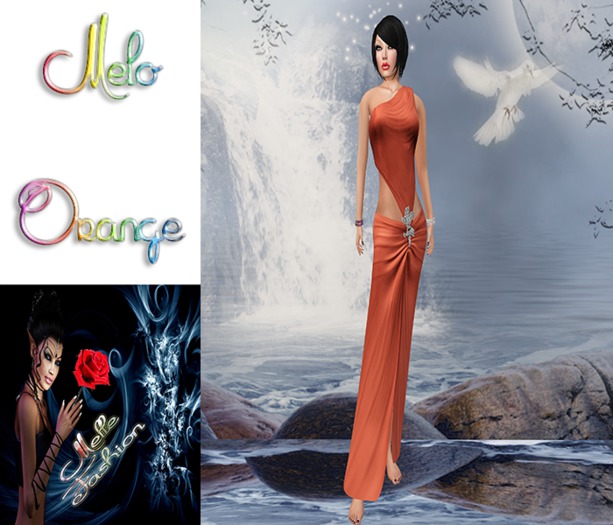 Melo Dress Orange