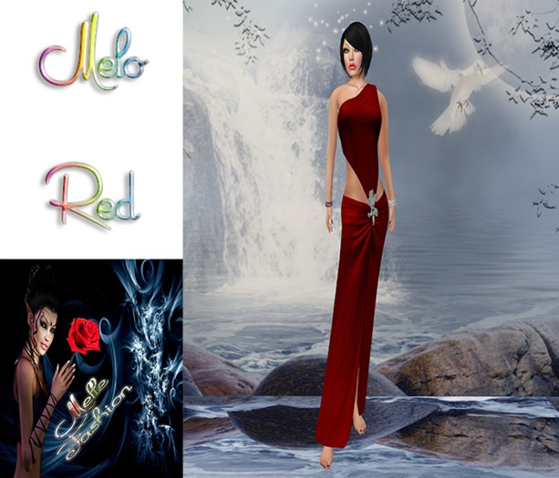 Melo Dress Red