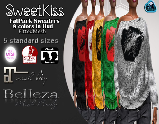 :::SweetKiss Sweater::::~FatPack~